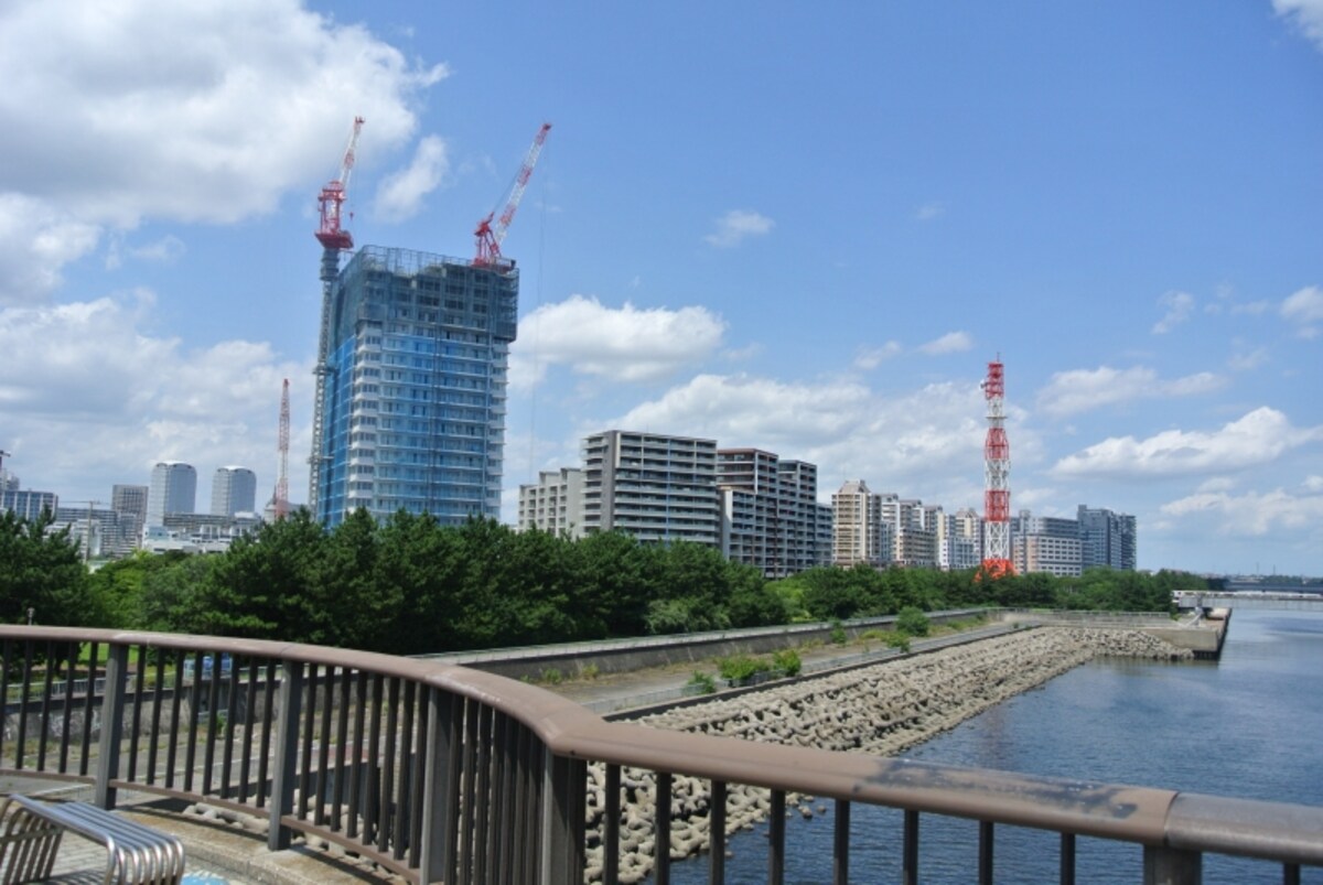 THE幕張BAYFRONT TOWER＆RESIDENCEの工事現場