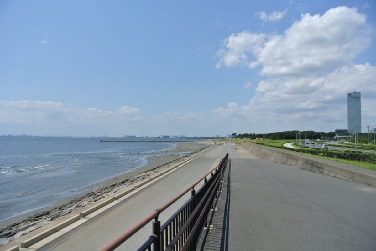 幕張の浜