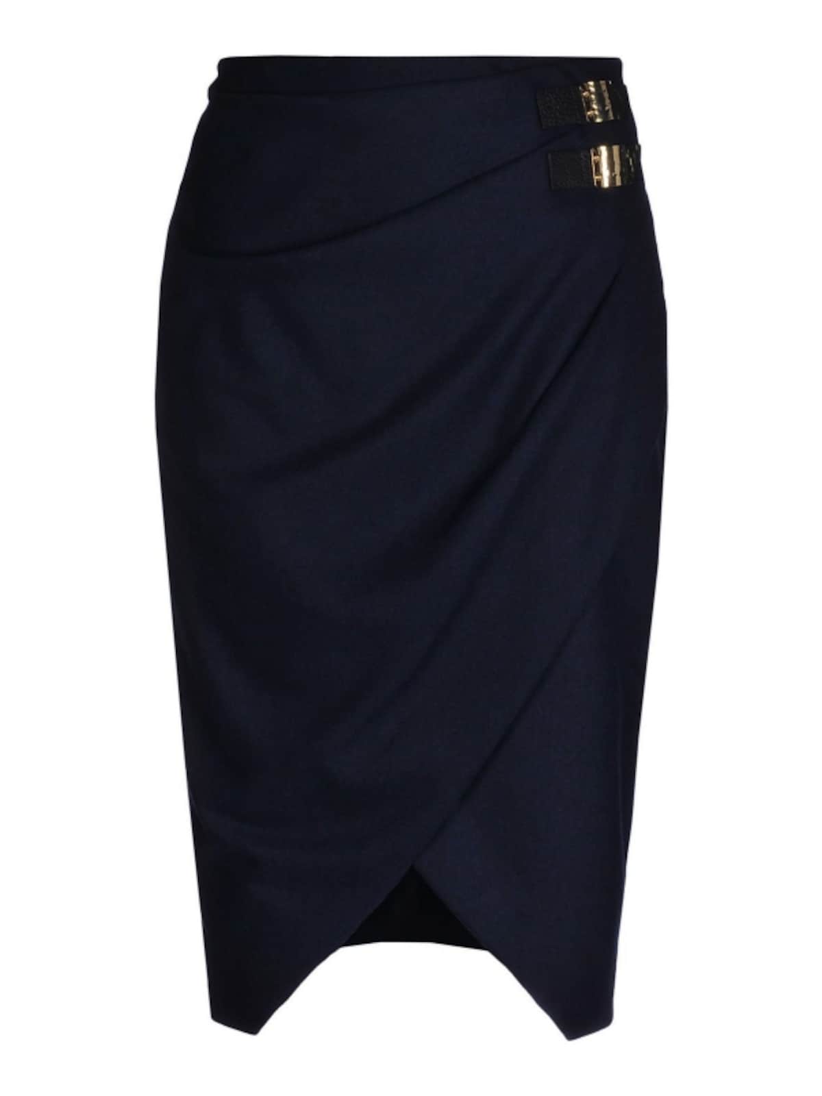 ALTUZARRA／Knee length skirt（ネイビーブルー）