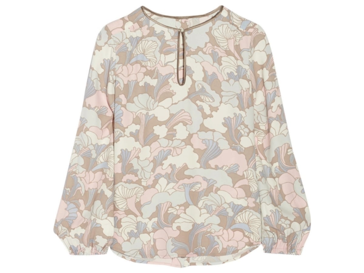 MARC JACOBS／Printed crepe blouse（マルチカラー）