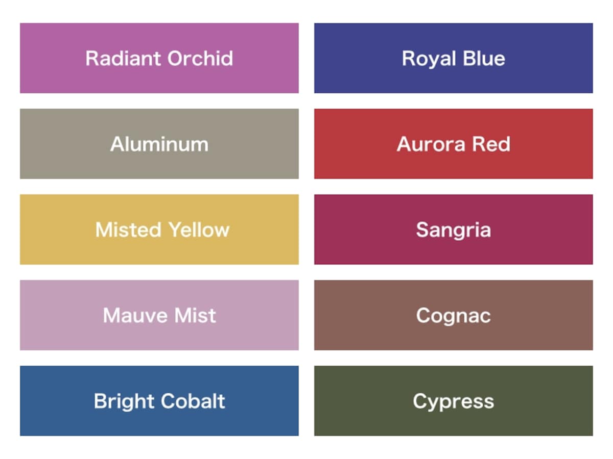 PANTONE FASHION COLOR REPORT FALL 2014