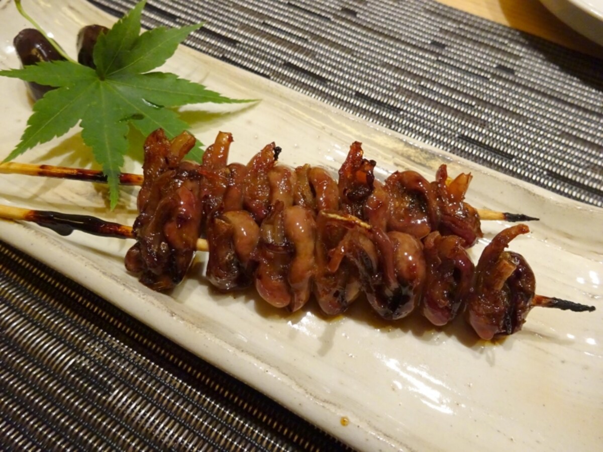 炭火鰻肝焼き(720円)