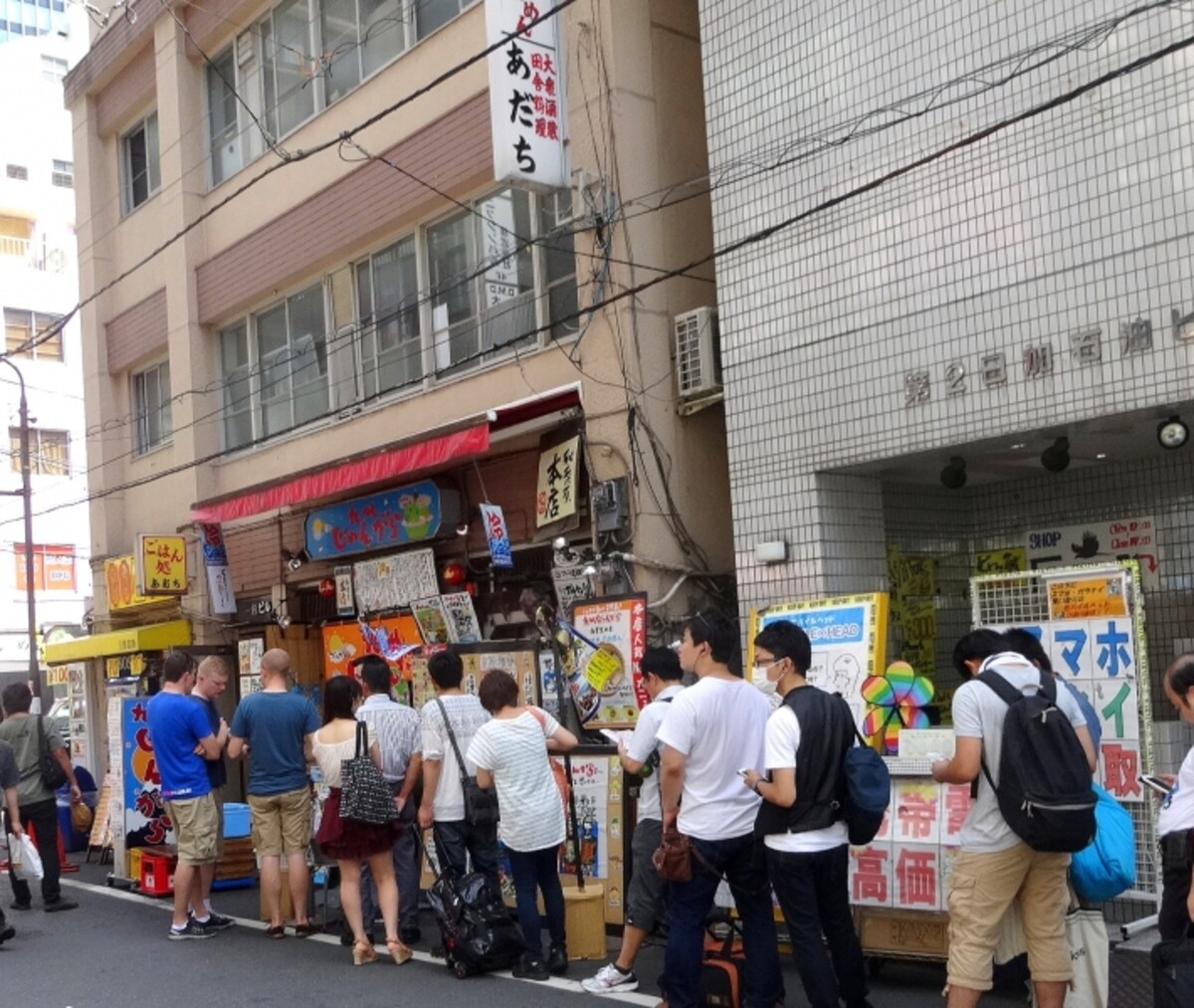 海外の方が多く並んでいた