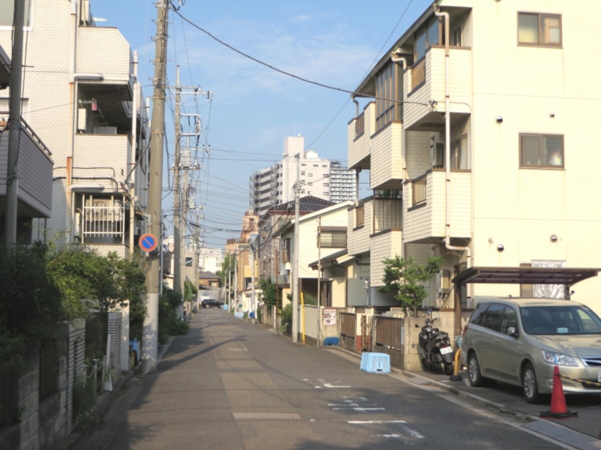 住宅街の様子