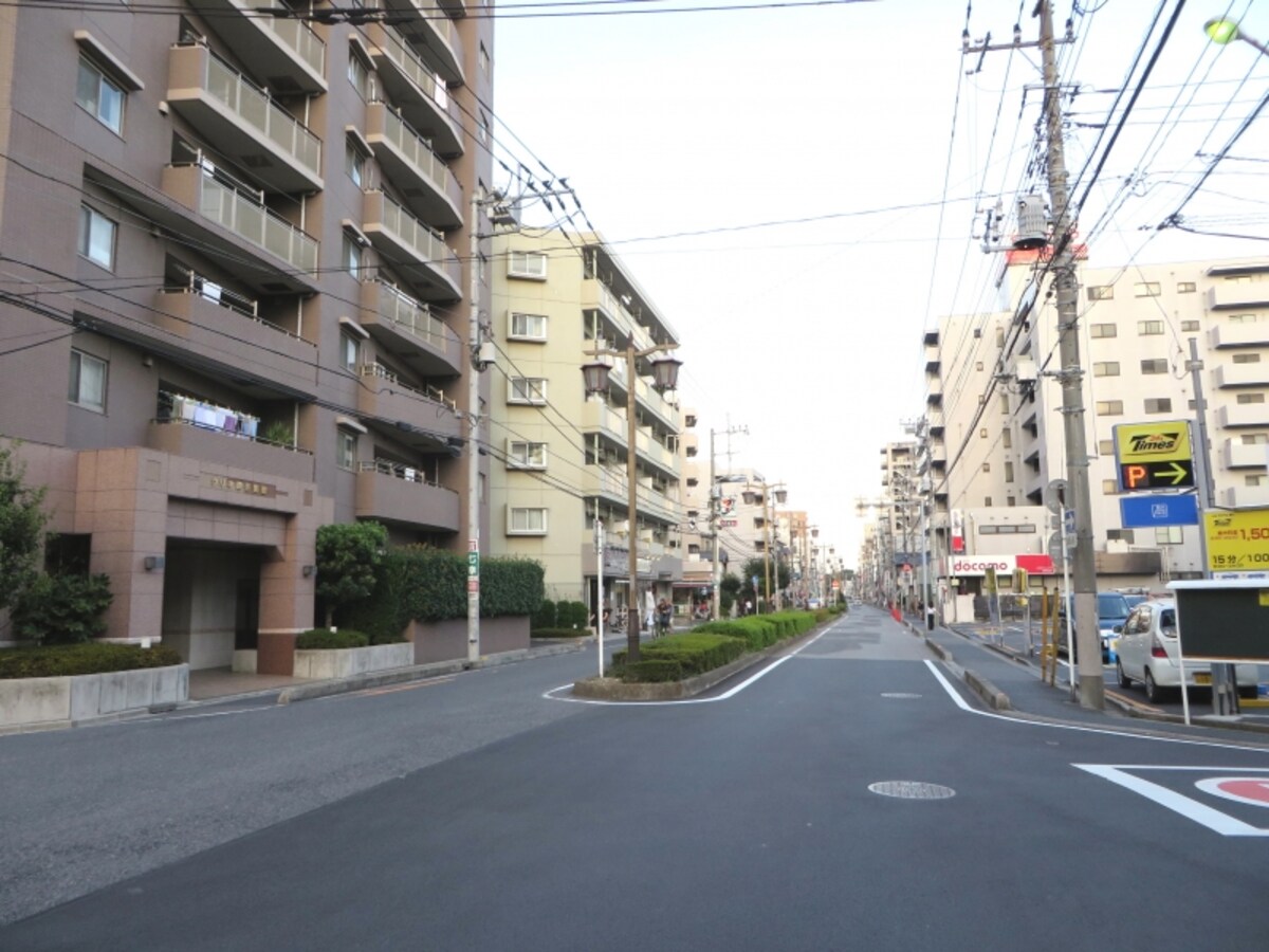 マンションが集中するエリア