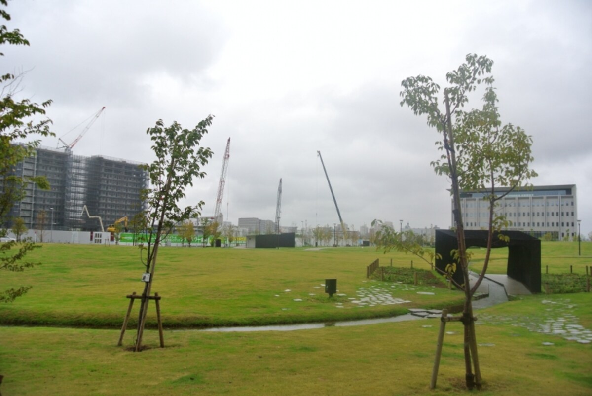 建設中のシティタワー金町