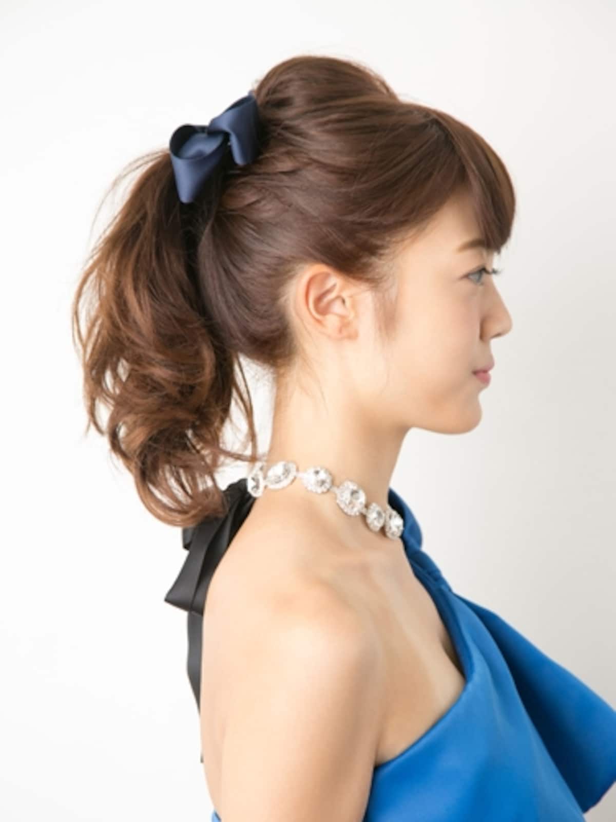 大人ポニーテール