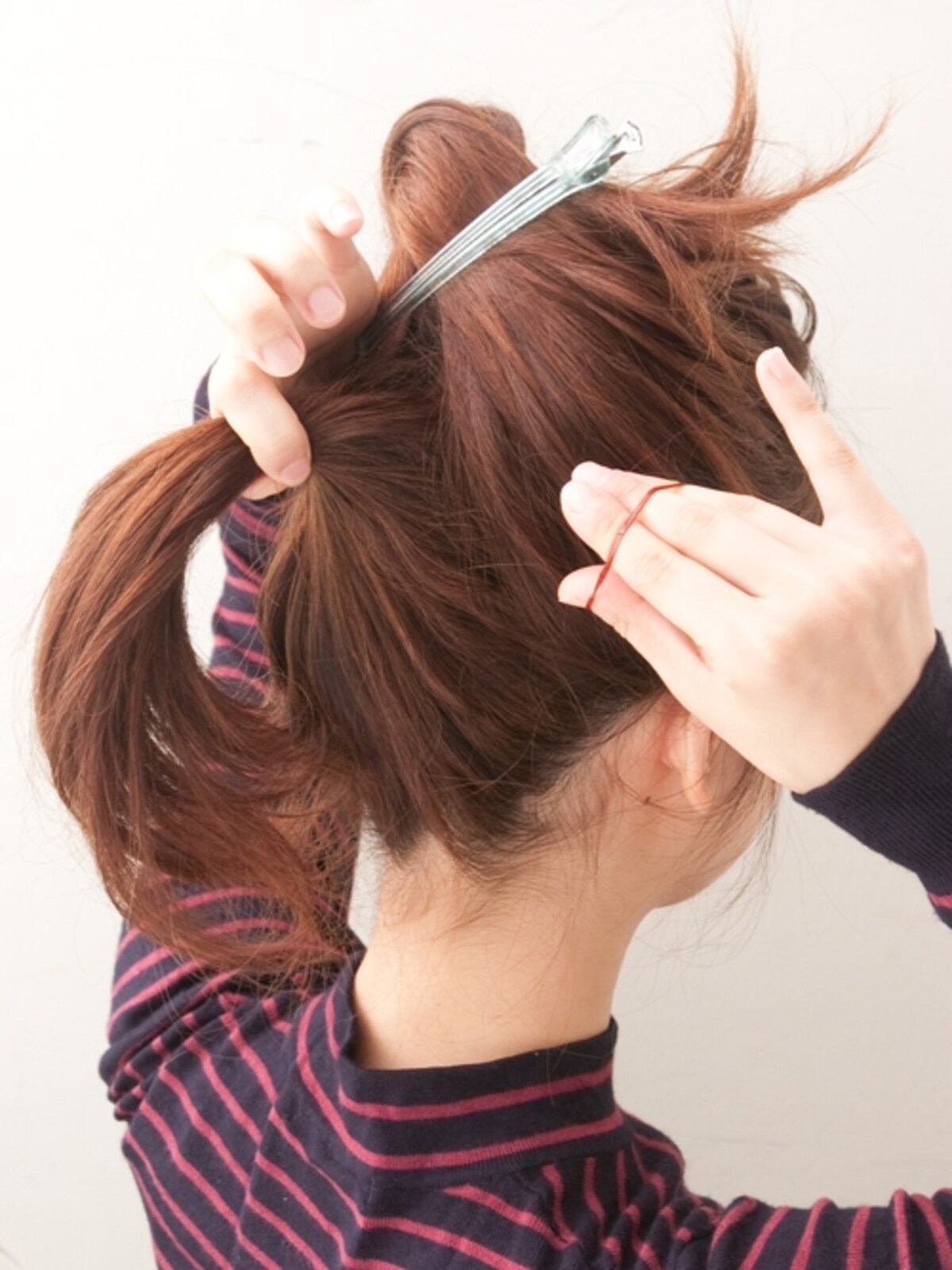 下からまとめるとトップにボリュームが出る