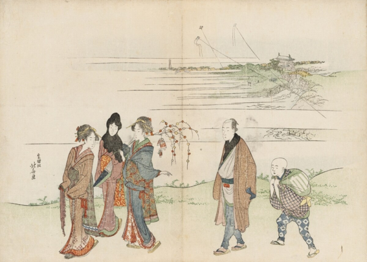 葛飾北斎 『花の兄』 寛政 11 年(1799)  Gift of Mrs. Jared K. Morse in memory of Charles J. Morse  Photograph ? 2014 Museum of Fine Arts, Boston. All rights reserved.
