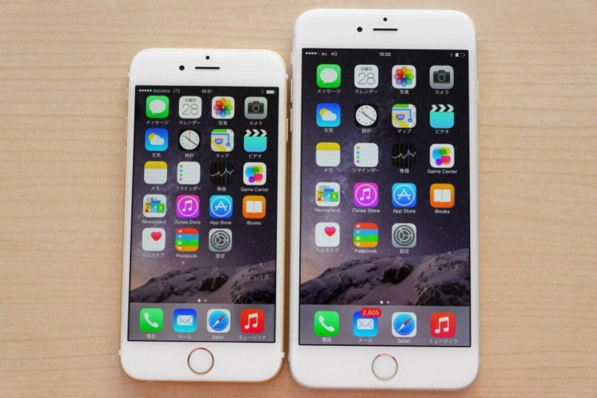 iPhone6とiPhone 6 Plus
