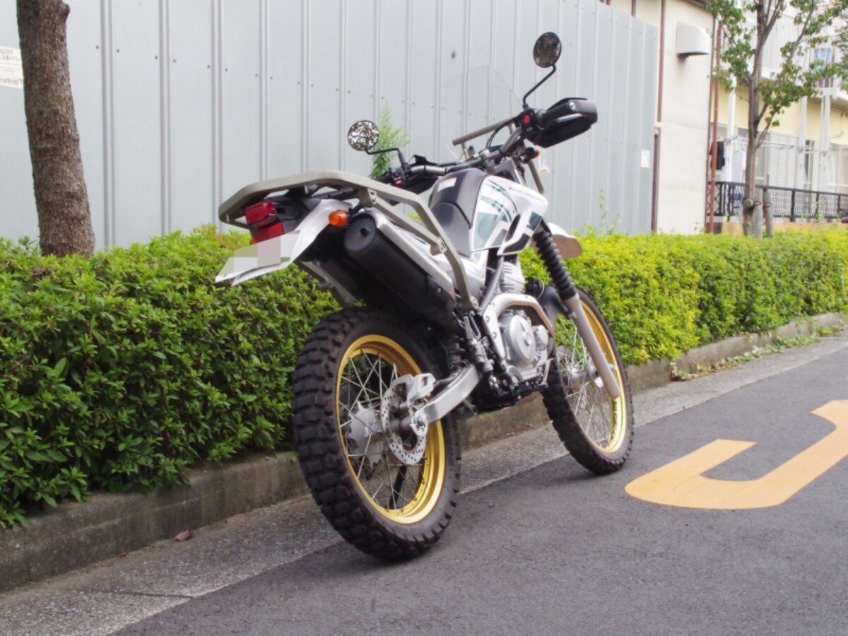 セロー250　リアビュー