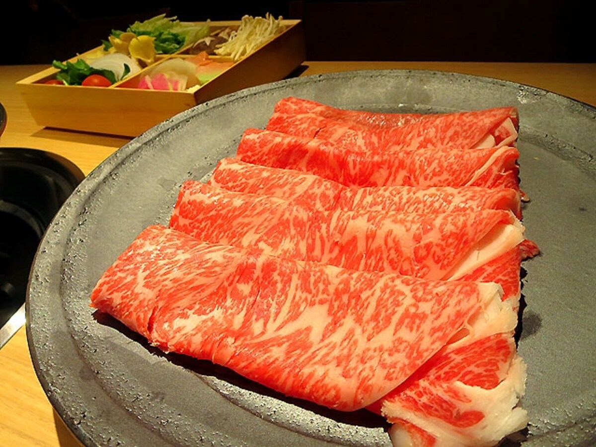 神戸牛と野菜