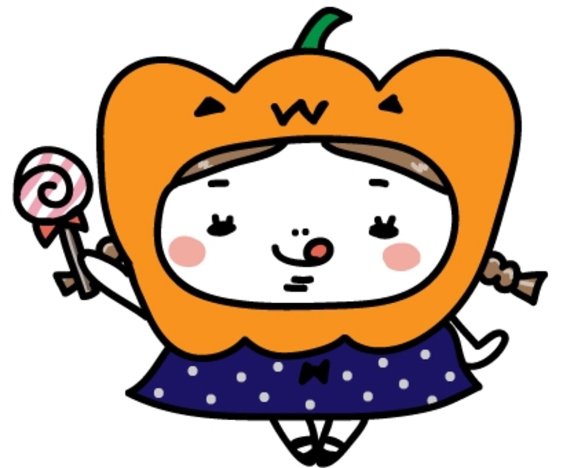 女の子　ハロウィン　イラスト　カラー　かわいい