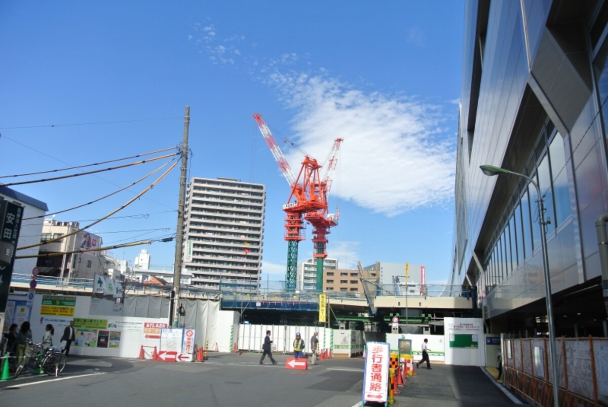 建設中の「プラウドシティ蒲田」