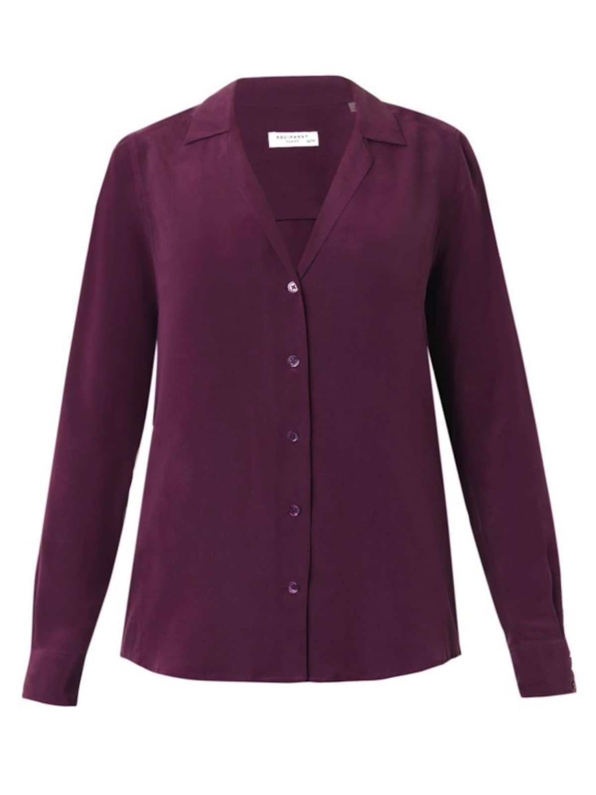 Equipment／Adalyn silk shirt 