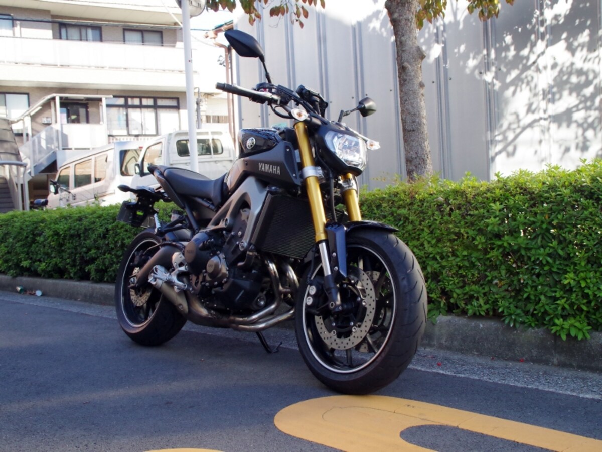 mt-09フロントビュー