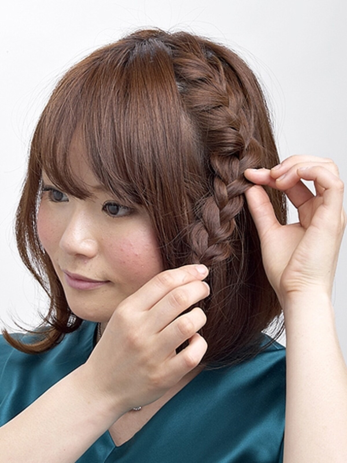 ほぐすことでやわらかさが出てペタンとしない