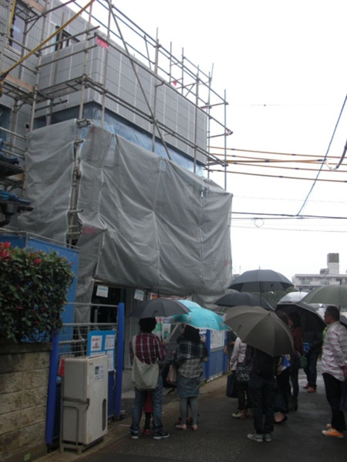 建築途中の住宅