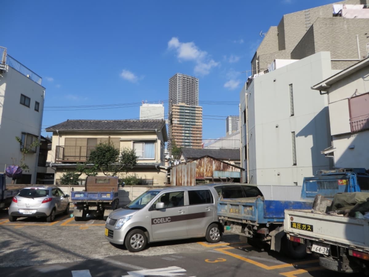 住宅街の様子