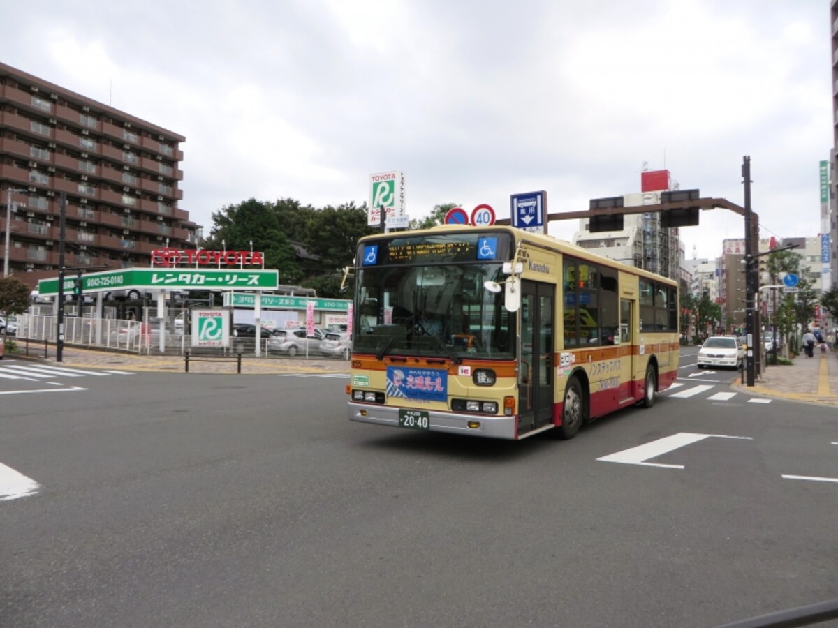 バス走行中