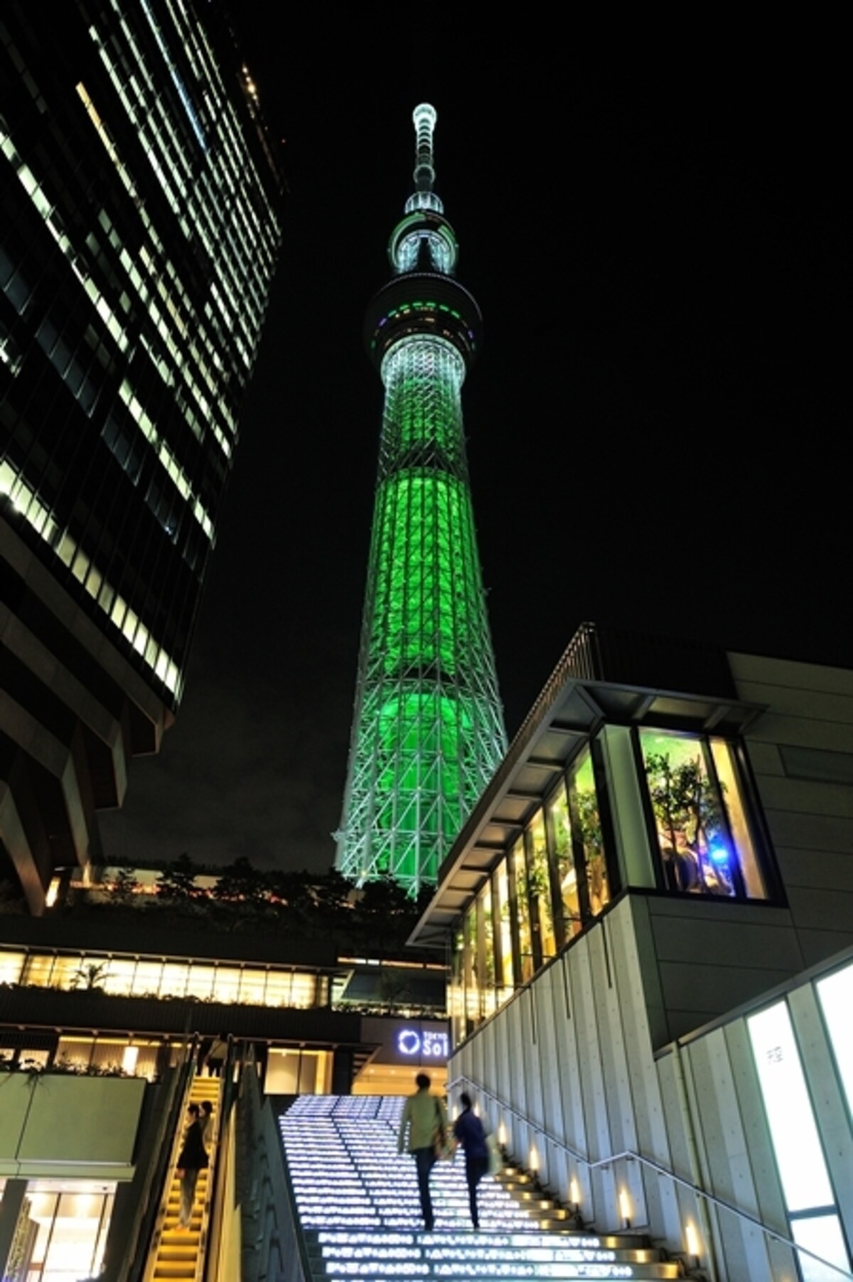 東京スカイツリーのクリスマス特別ライティング