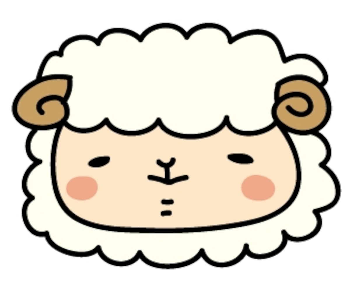【カラー】羊の男の子です。