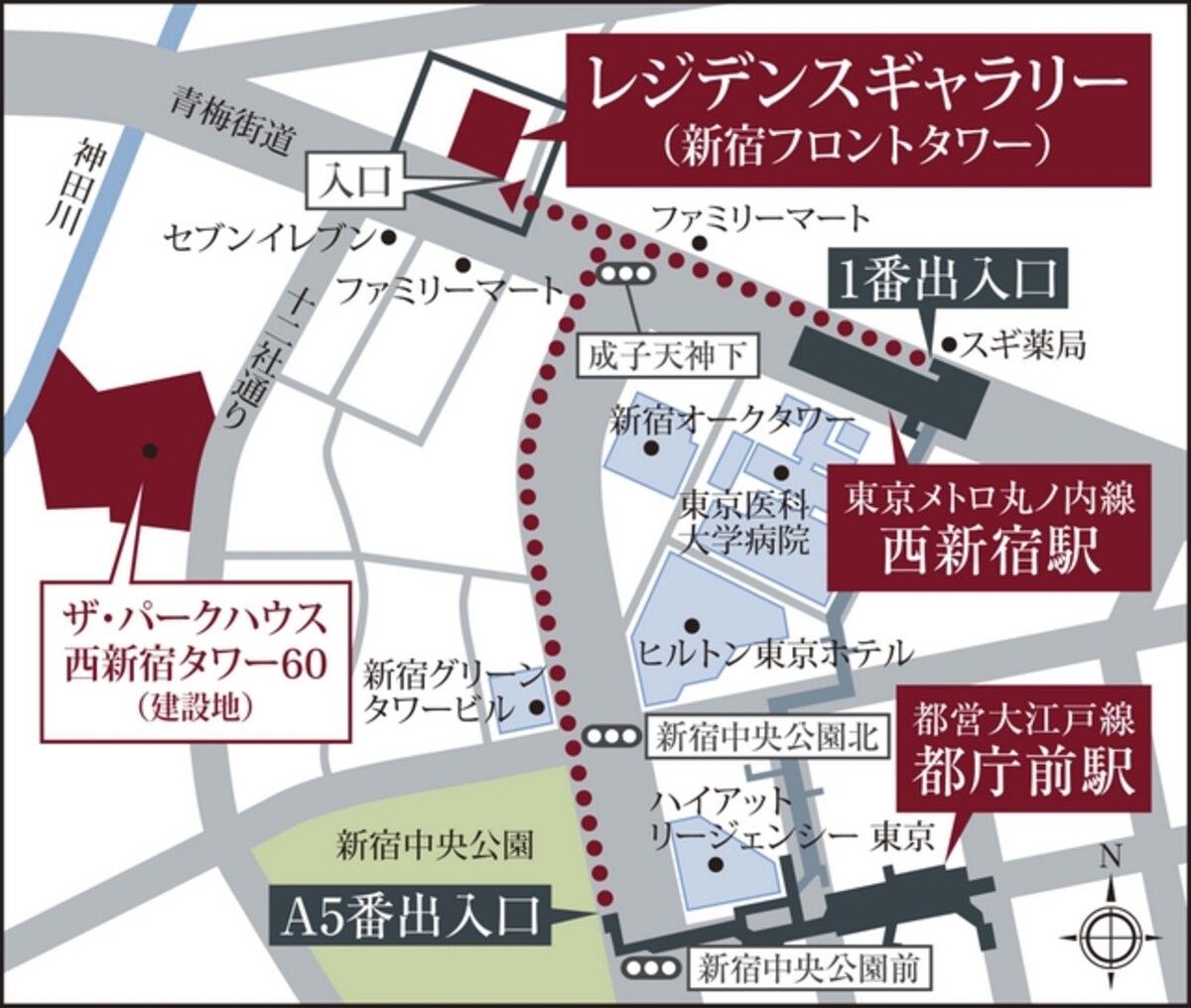現地案内図