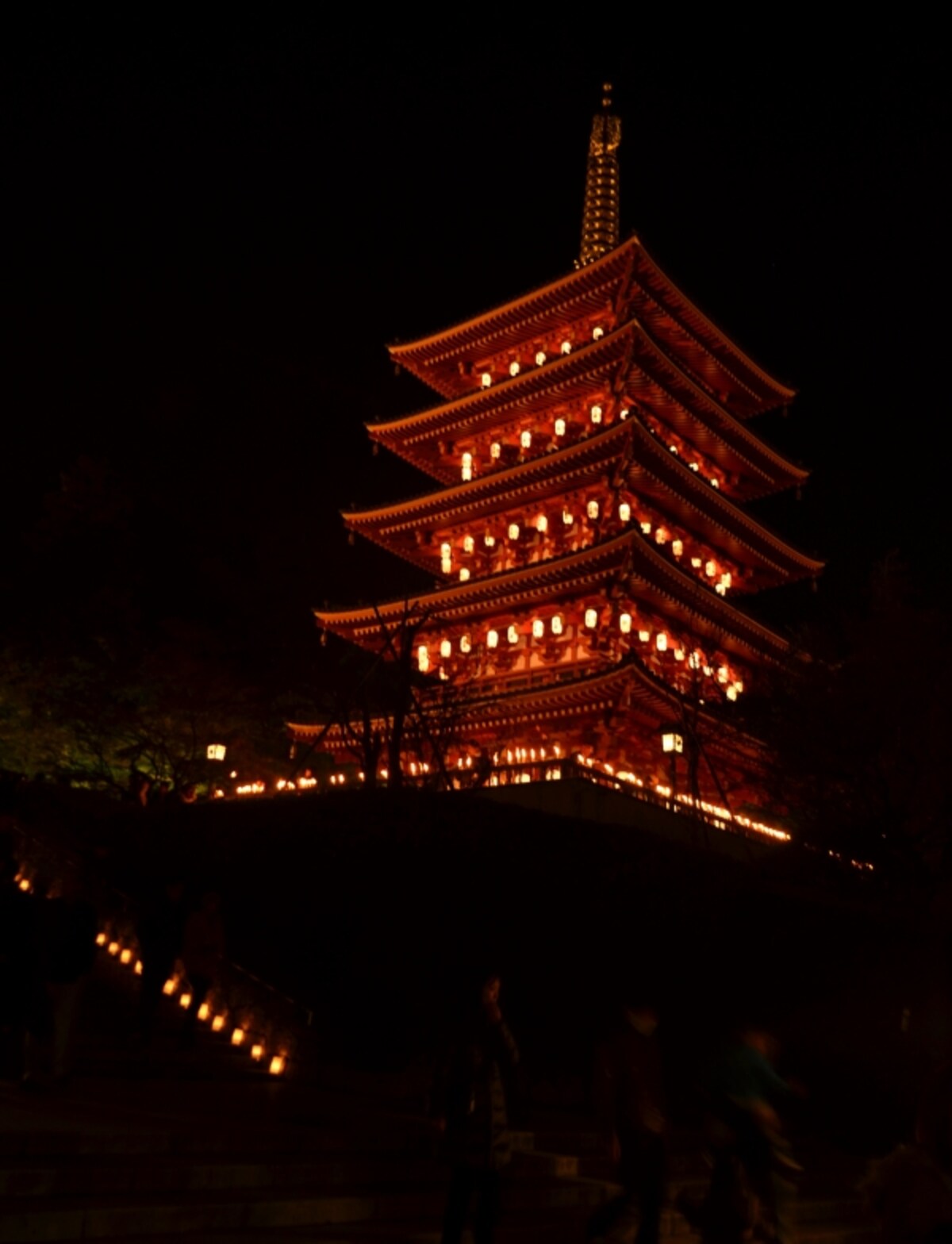 高幡不動尊の五重塔