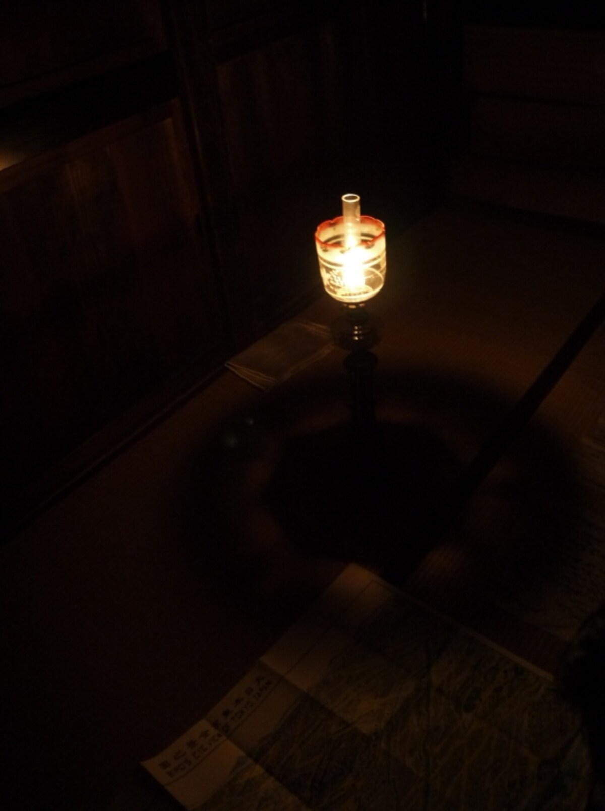 昔の夜を体感できる灯り歴史体験