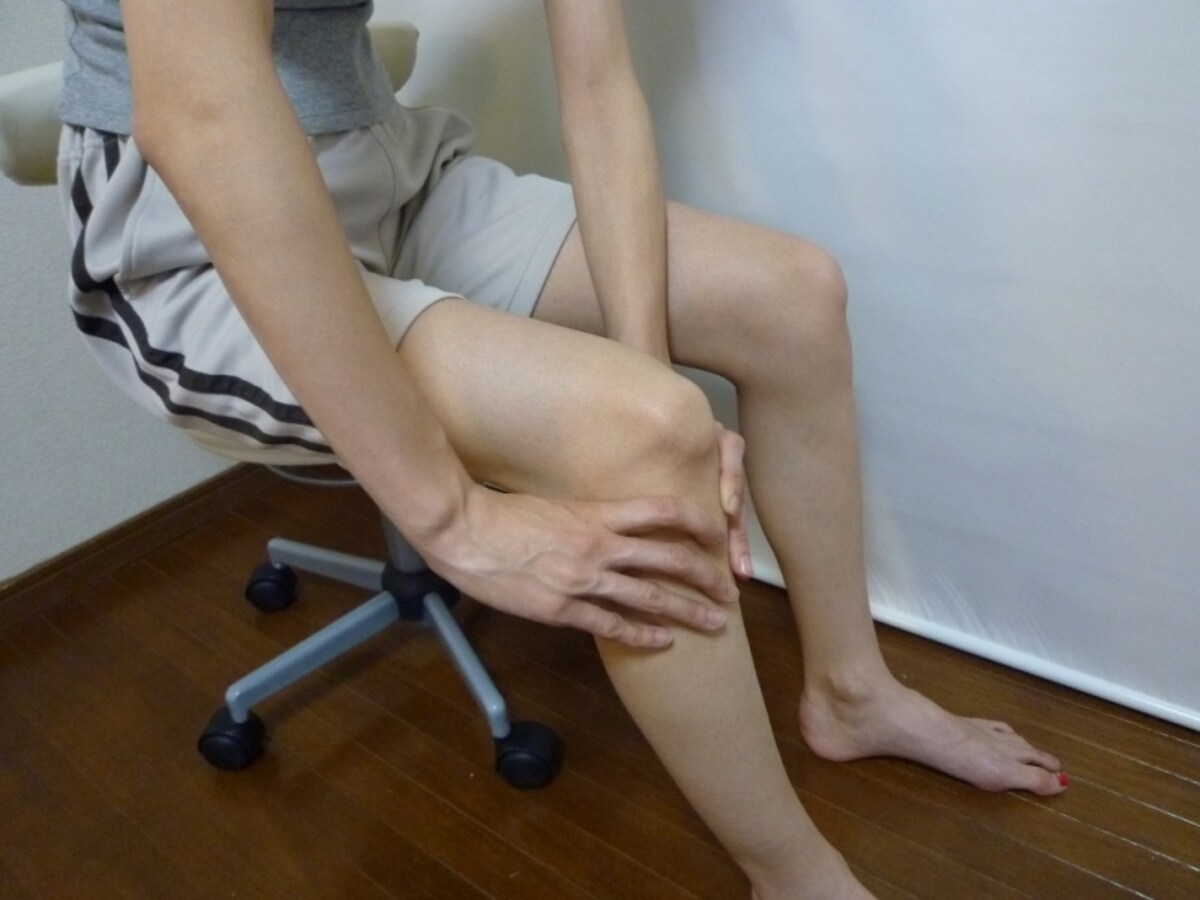 膝窩(シツカ)リンパ節をリンパドレナージュ