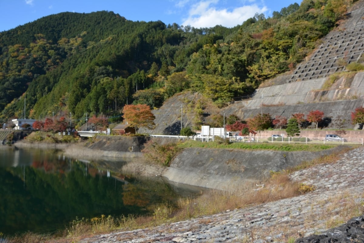 名栗湖の紅葉