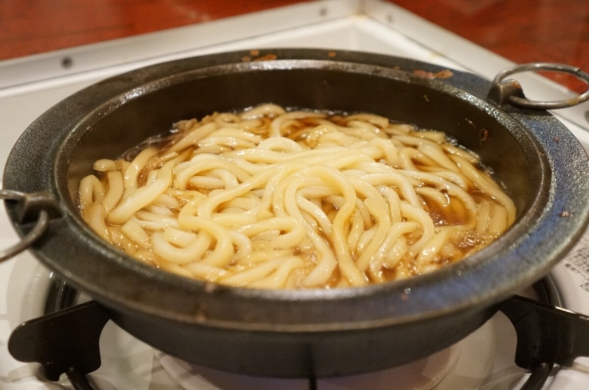 〆はうどんで