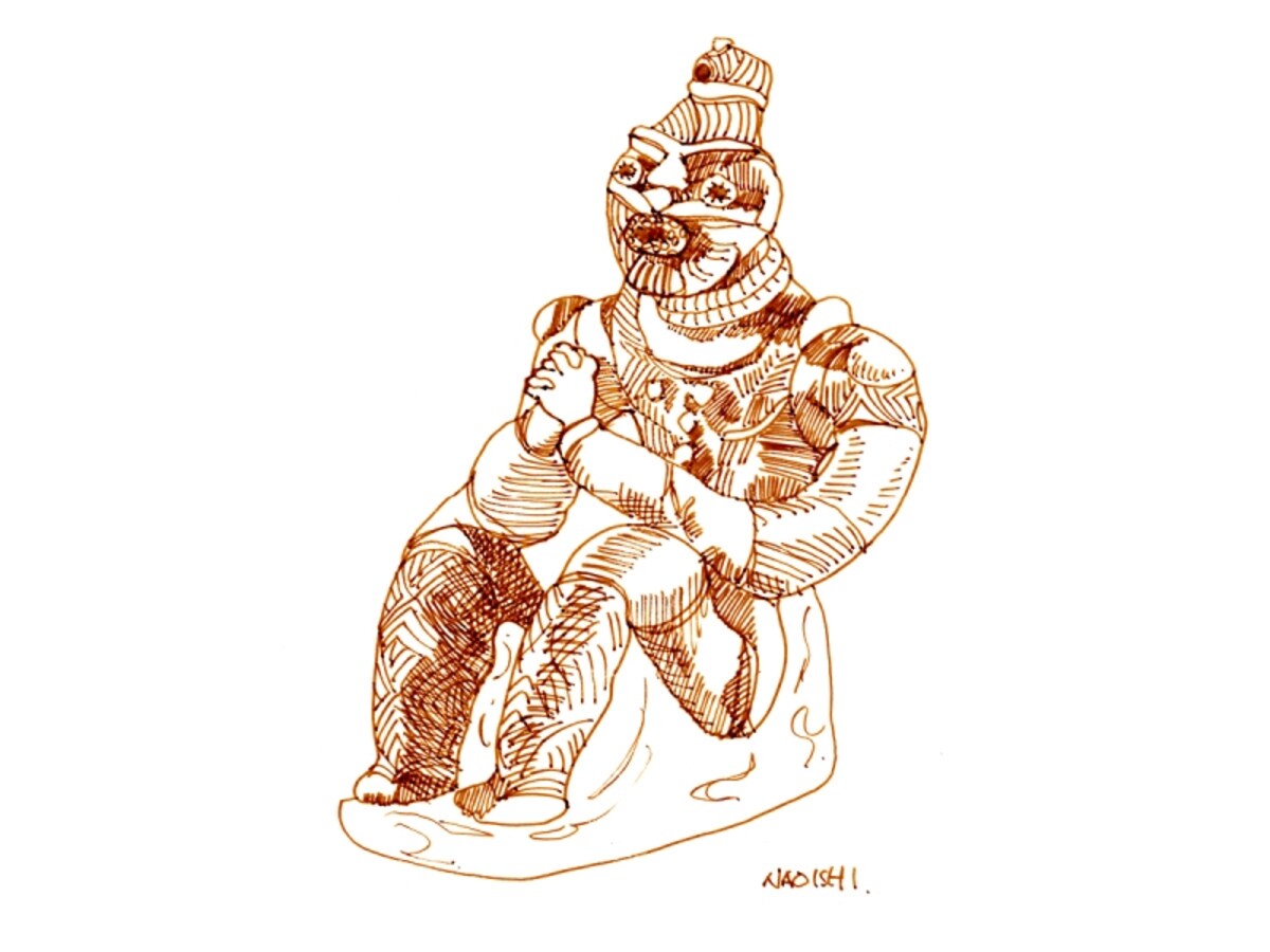 土偶のイラスト画像