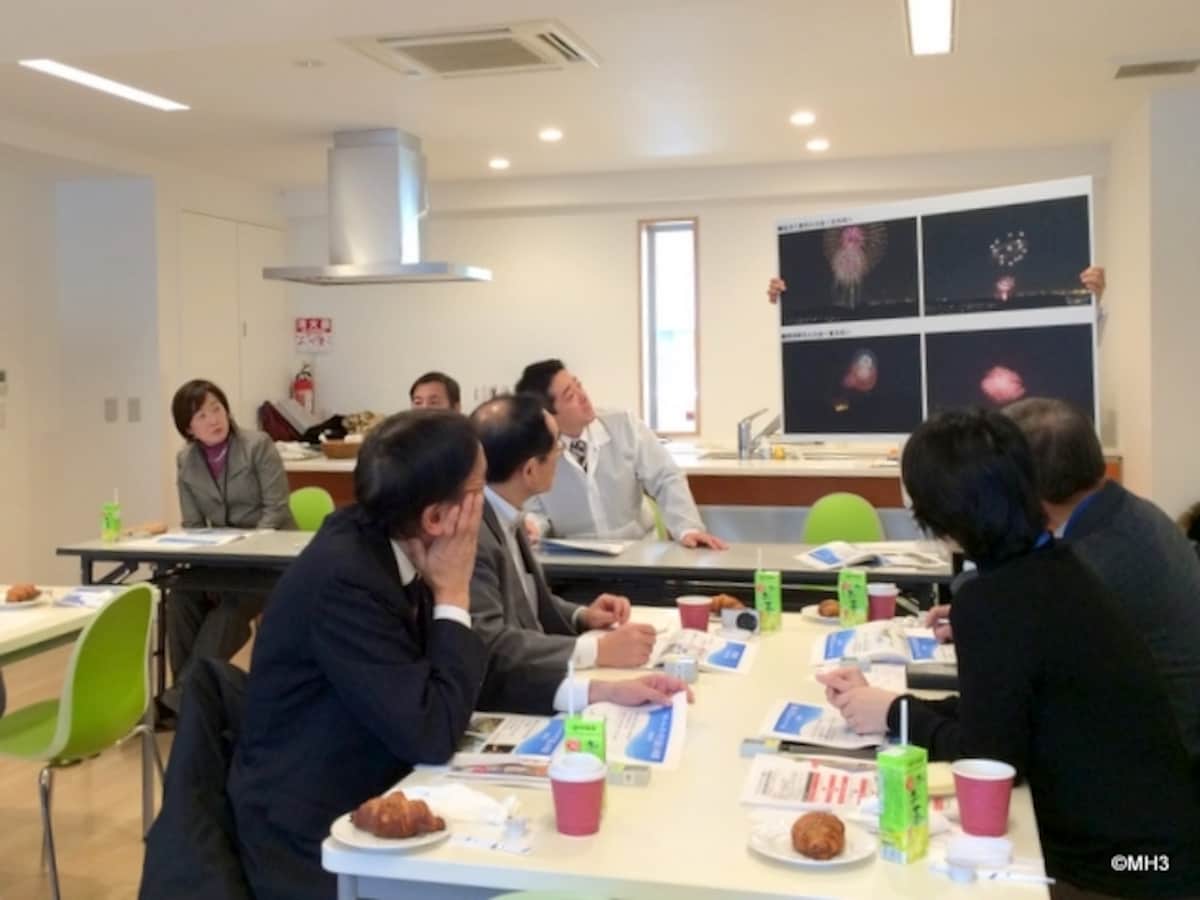 マスコミ内覧会の様子