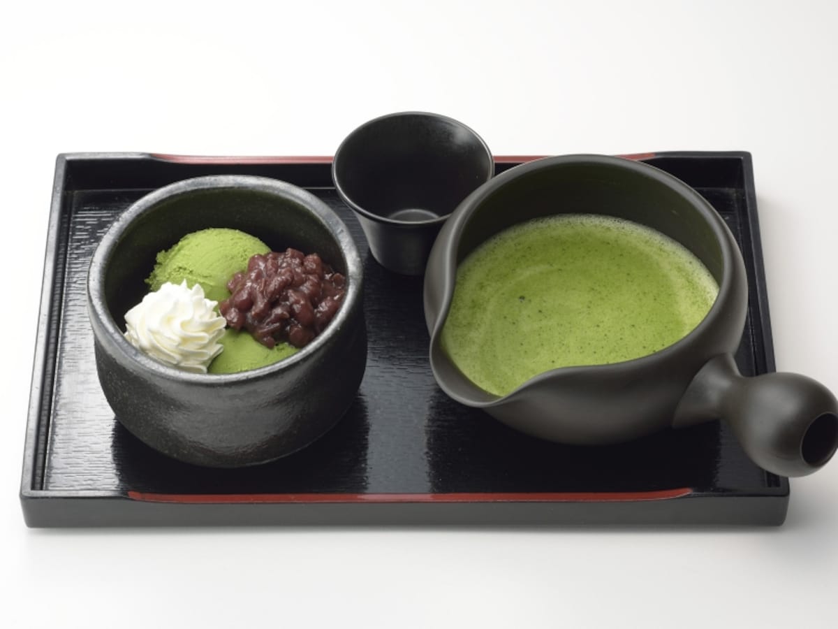 宇治の濃厚抹茶アフォガード