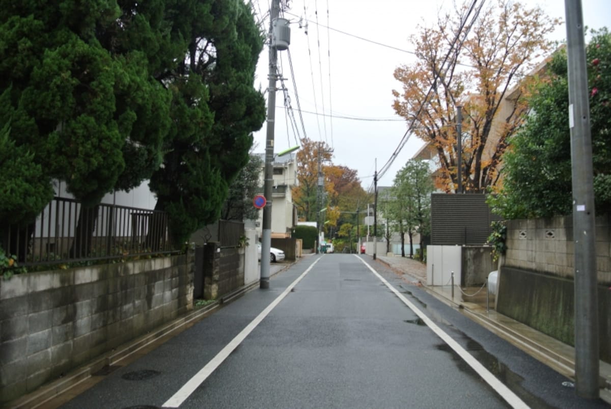 現地近隣の街並み