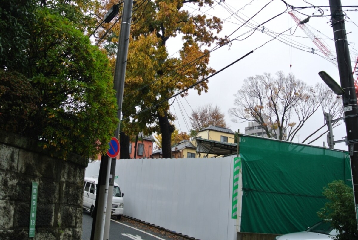 「ザ・パークハウス　二子玉川ガーデン」の建設地