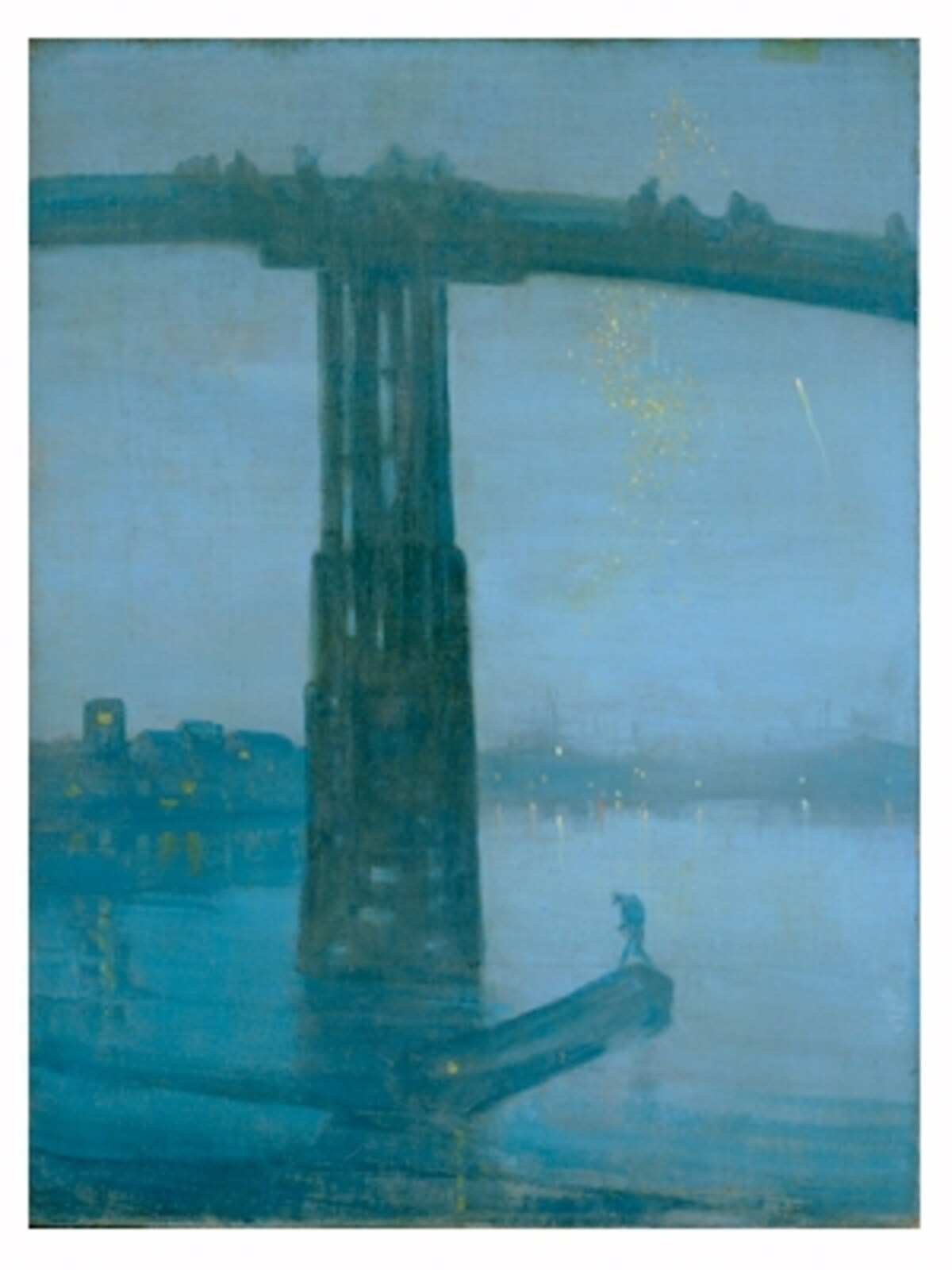 《ノクターン：青と金色ーオールド・バターシー・ブリッジ》　1872-75年　テート美術館 ?Tate, London 2014