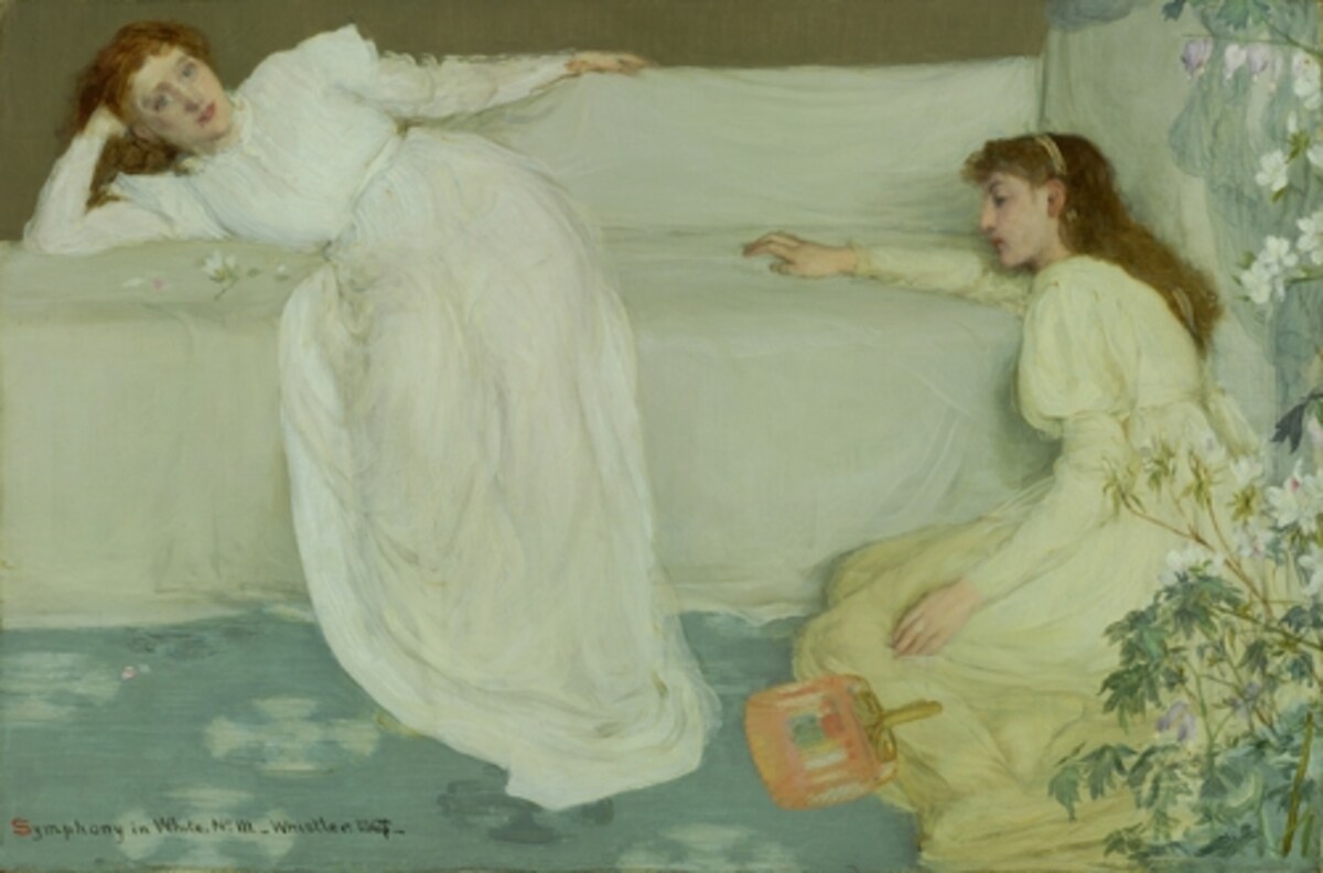 《白のシンフォニー No.3》　1865-67年　バーバー美術館（バーミンガム大学附属） The Barber Institute of Fine Arts, University of Birmingham