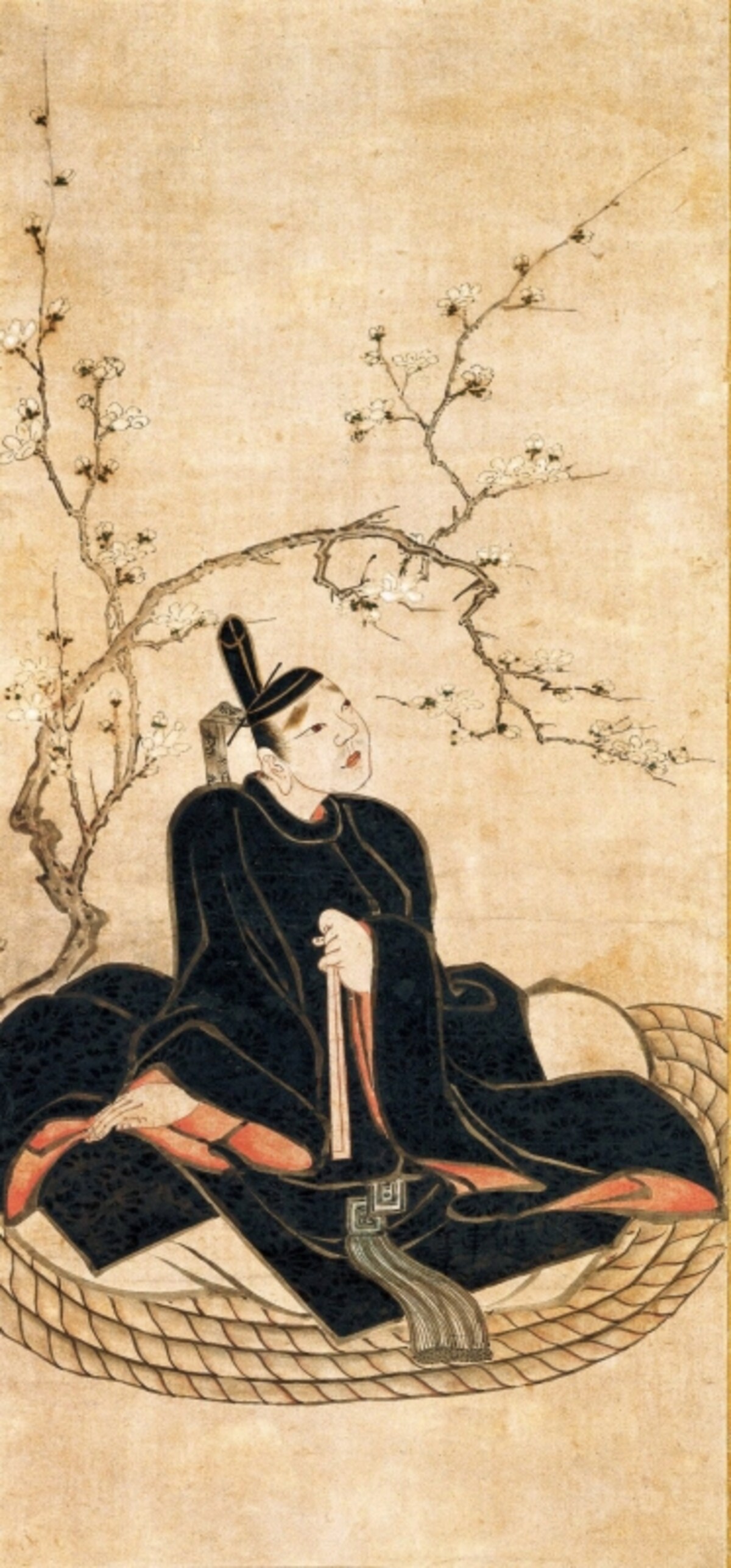 綱敷天神像　武田信廉筆　室町時代　16世紀 ※画像転載不可