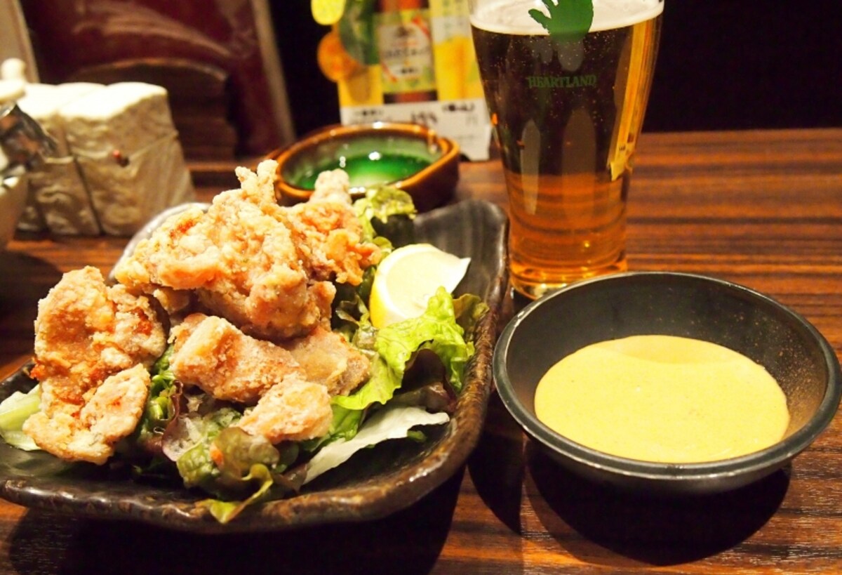 怪味ソースが添えてある