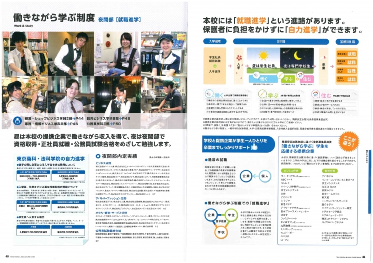 働きながら学ぶ制度のイメージ
