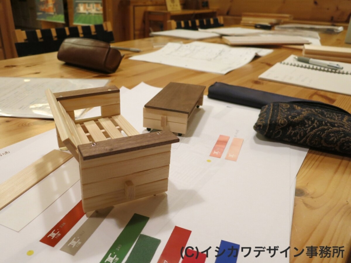 ハンド・メイドファニチャー案の模型