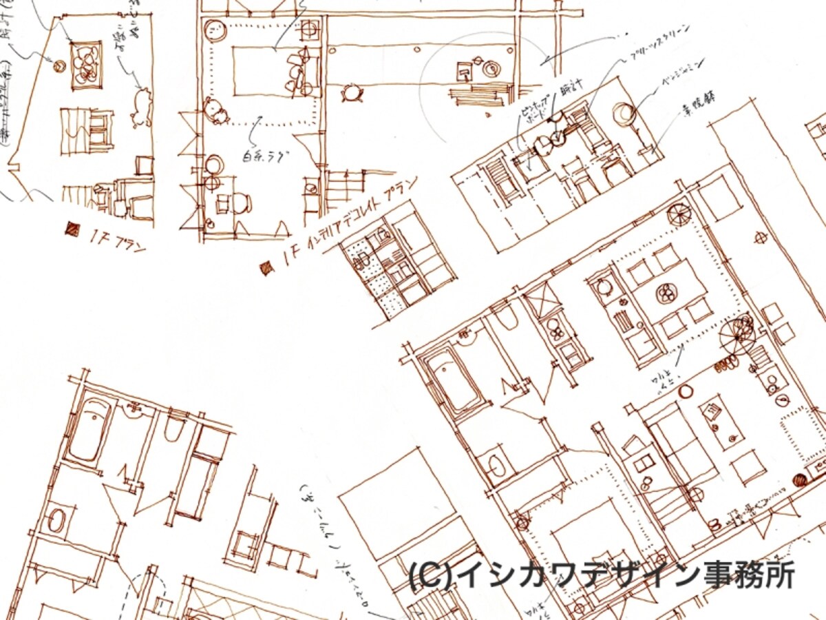 提示したインテリアデザイン案