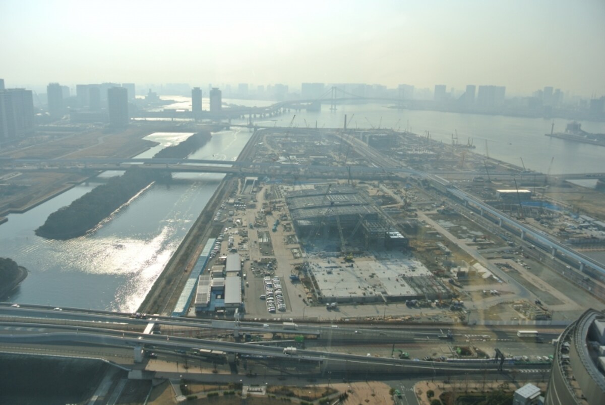 豊洲新市場と千客万来施設