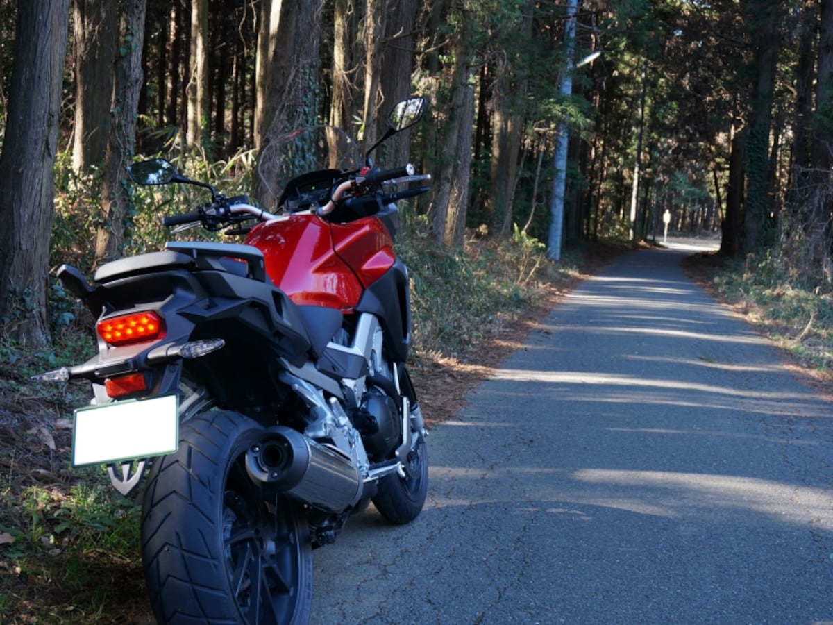 VFR800Xリアビュー