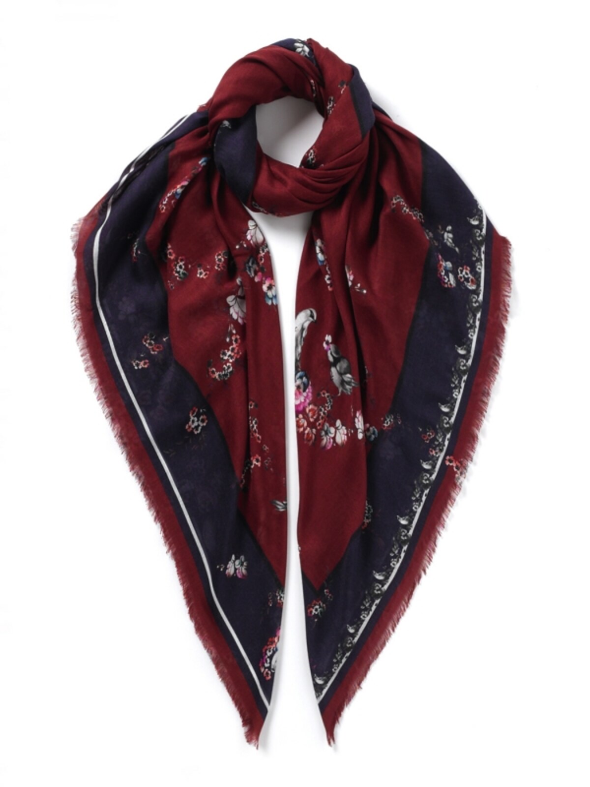 VASSILISA／FLORAL BURGUNDY