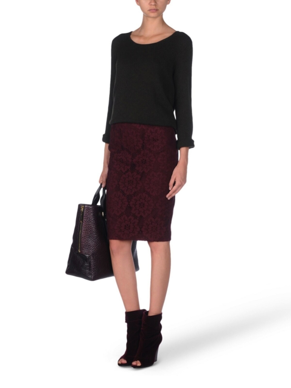 BURBERRY LONDON／KNEE LENGTH SKIRT、他は参考商品