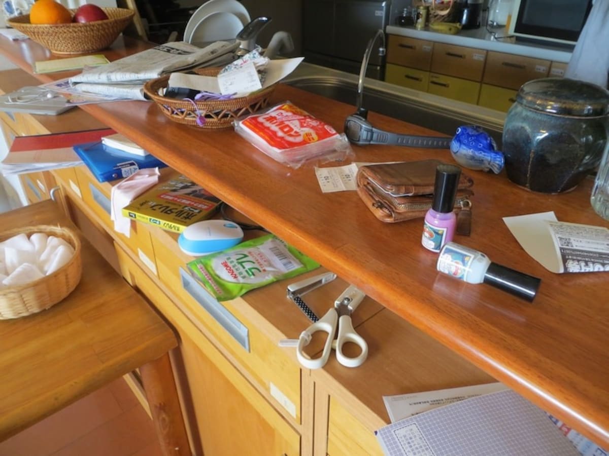 「またすぐ使う」と、ついつい置きっぱなしに……
