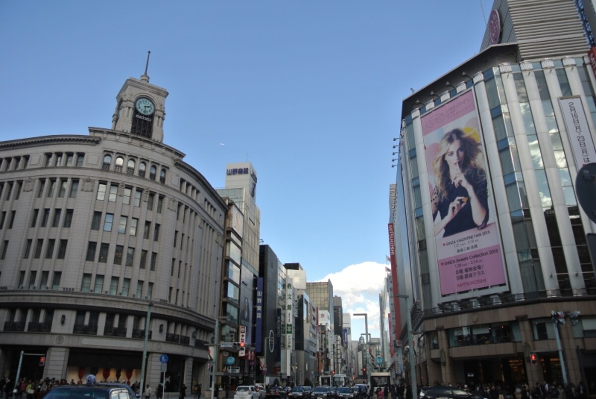 銀座4丁目の交差点